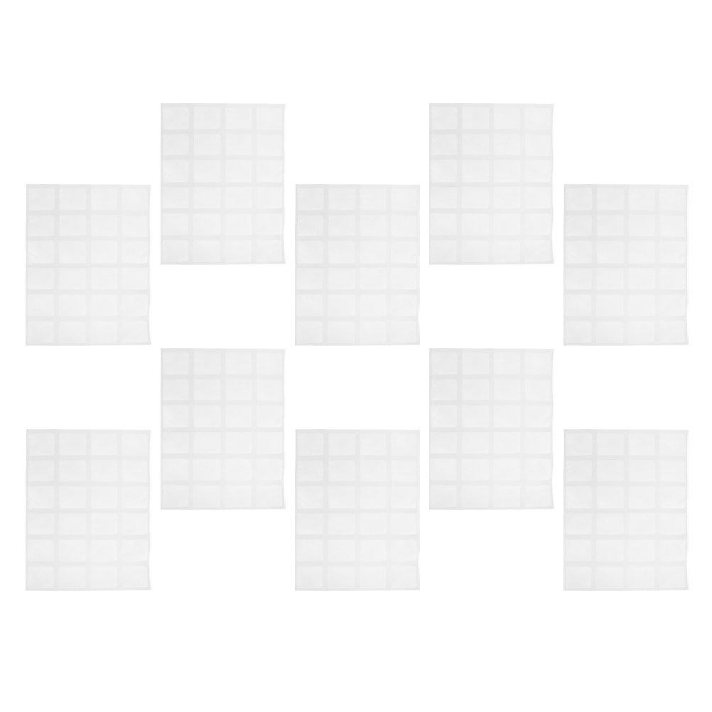 Cold Pack Ice Gel - 10Sheets White Reusable Food Gel Packs