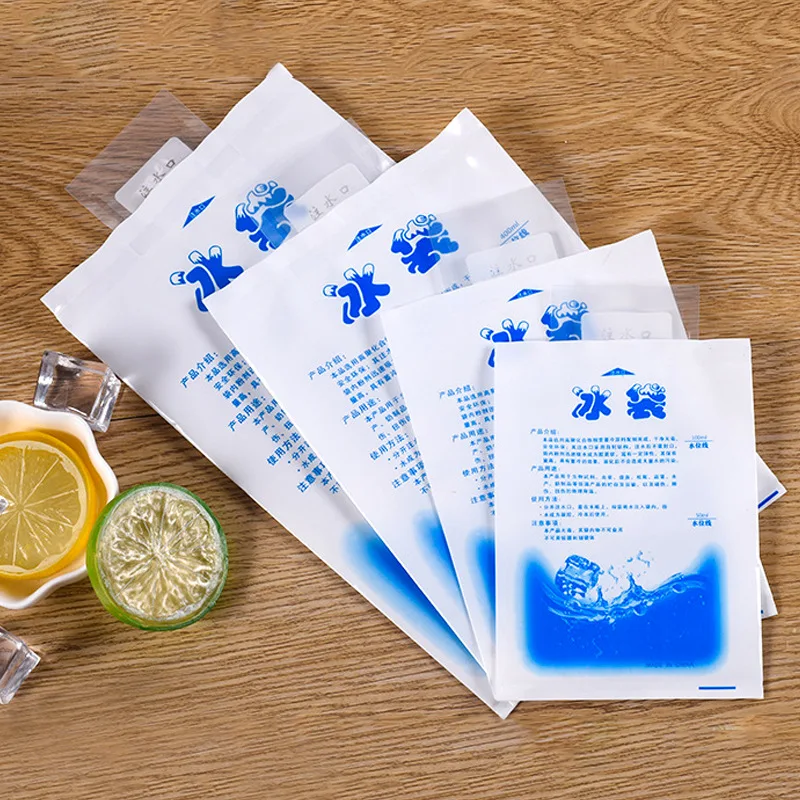 Cold Pack Ice Gel - 5/10Pcs Reusable Gel Ice Pack Insulated