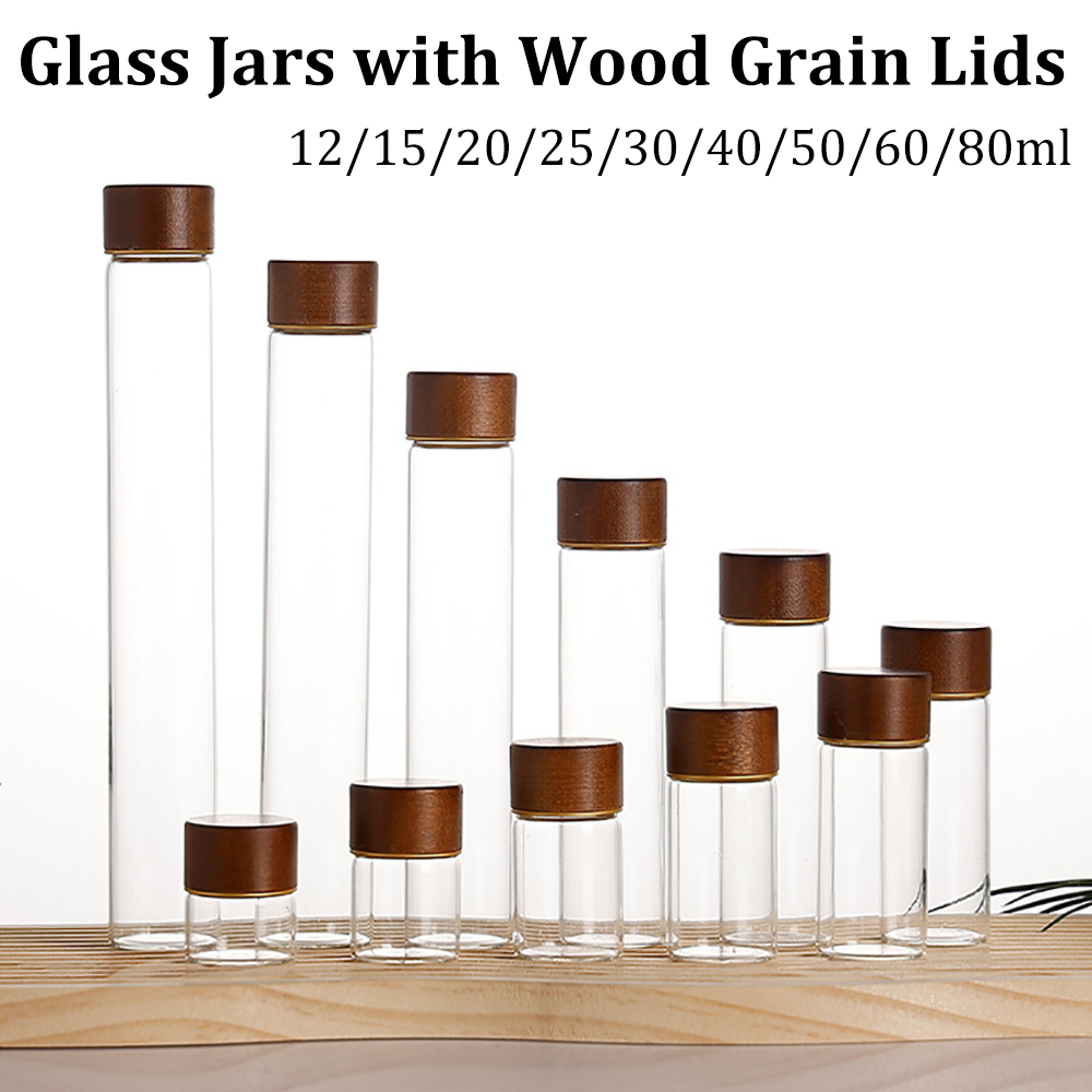 Food Storage Glass - Glass Spice Jars Seasoning Containers Small