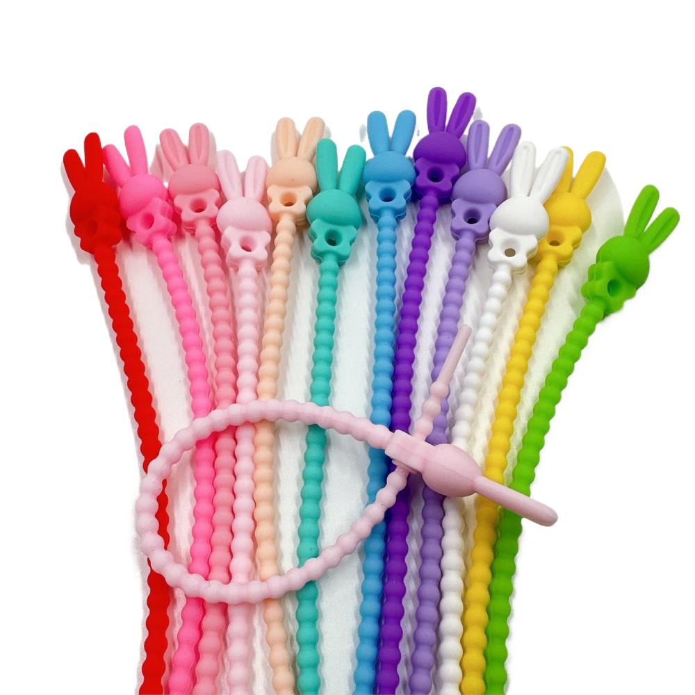 Food Storage For Room - 10Pcs Flower Star Silicone Cable Organizer