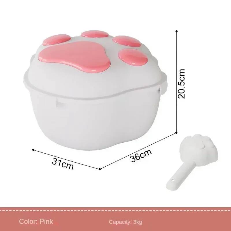 Airtight Sealed Pet Grain Stor - Food Storage Large Plastic Containers recension och pris