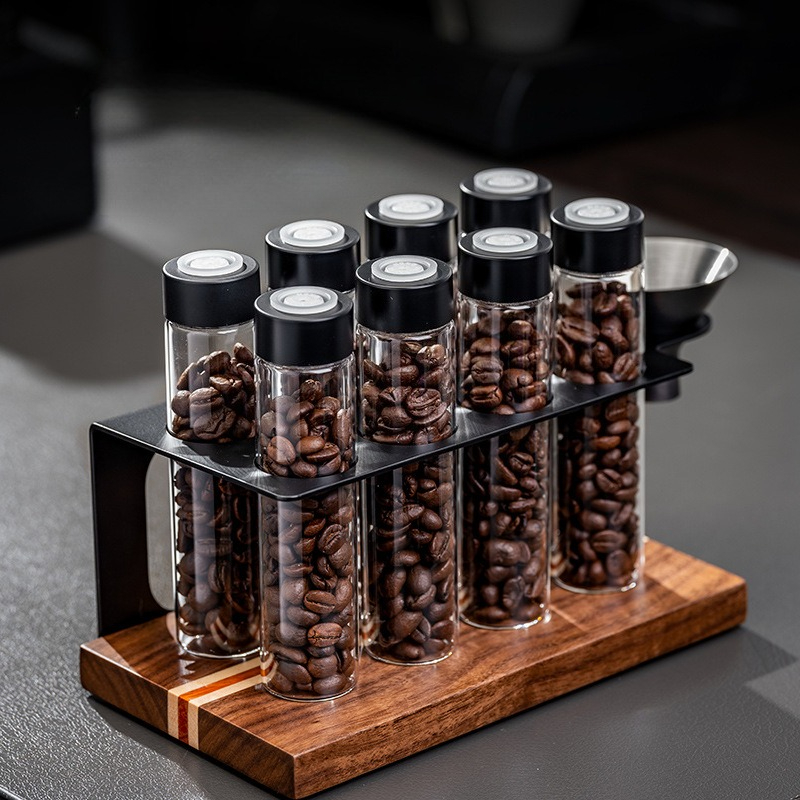 JUSTINLAU Glass Coffee Bean St - Food Storage For Room recension och pris