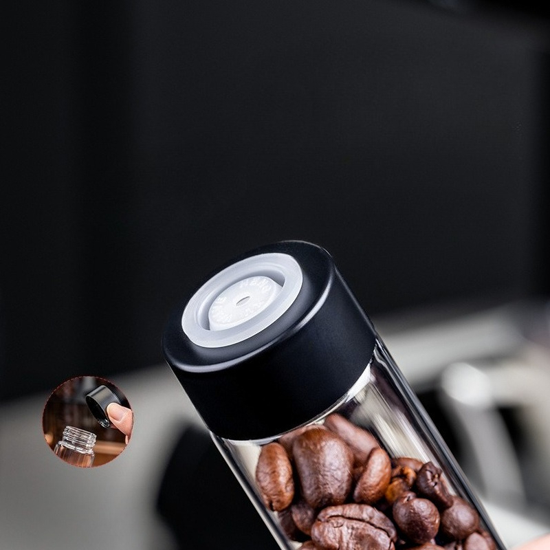 JUSTINLAU Glass Coffee Bean St - Food Storage For Room recension och pris