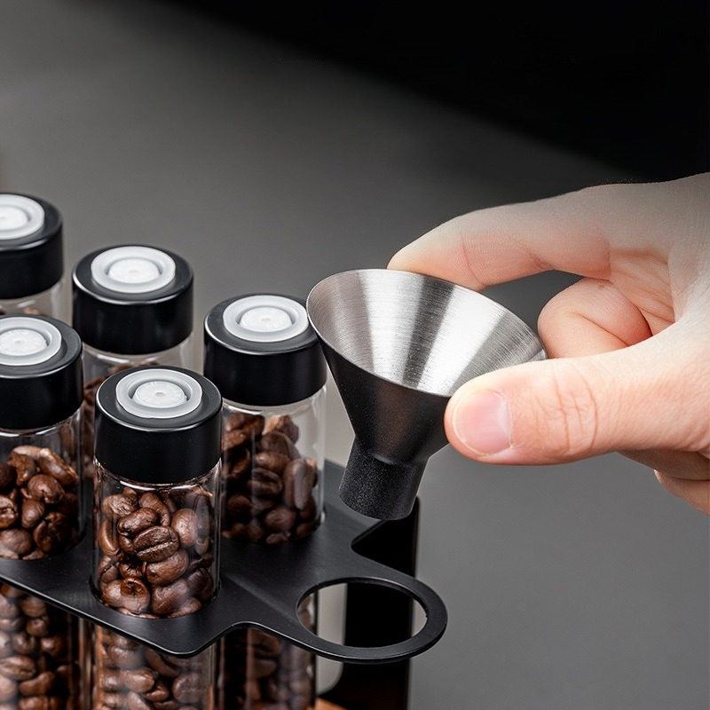 JUSTINLAU Glass Coffee Bean St - Food Storage For Room recension och pris