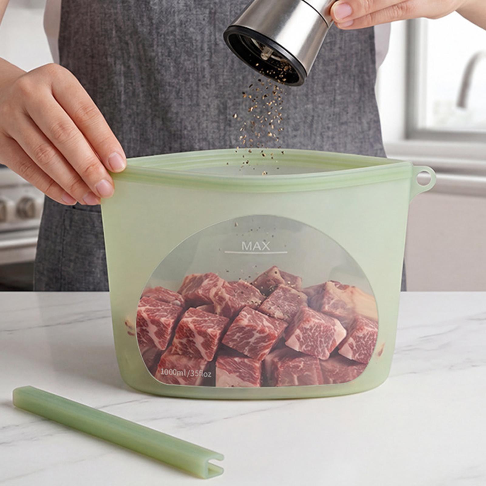 Reusable Food Storage Bags 100 - Food Storage Ziploc recension och pris