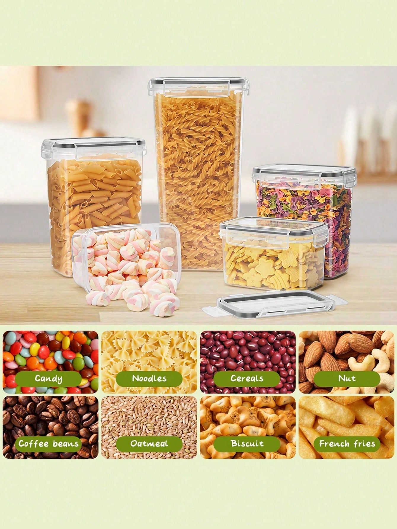 48pcs Airtight Food Storage Co - Food Storage Pantry recension och pris