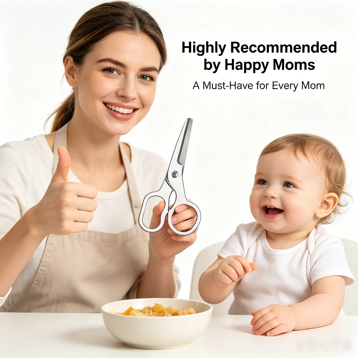Baby Food Scissors Detachable  - Food Storage Food Safety recension och pris