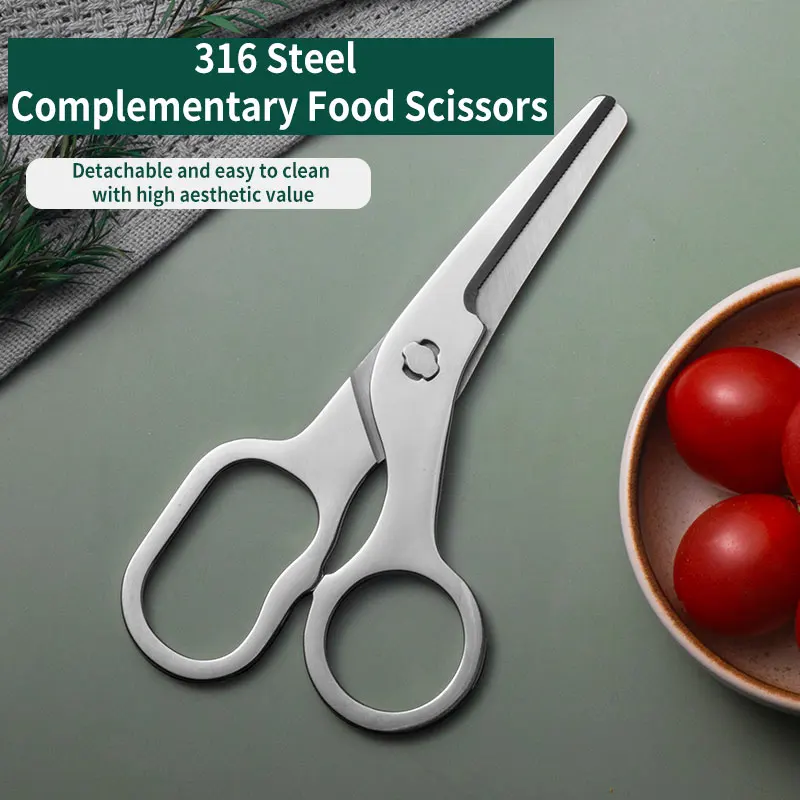Baby Food Scissors Detachable  - Food Storage Food Safety recension och pris