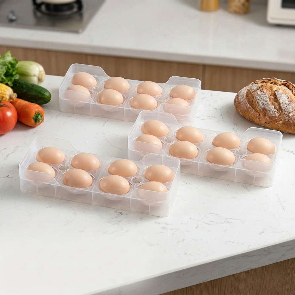 Stackable Egg Holder for Fridg - Food Storage For Refrigerator recension och pris