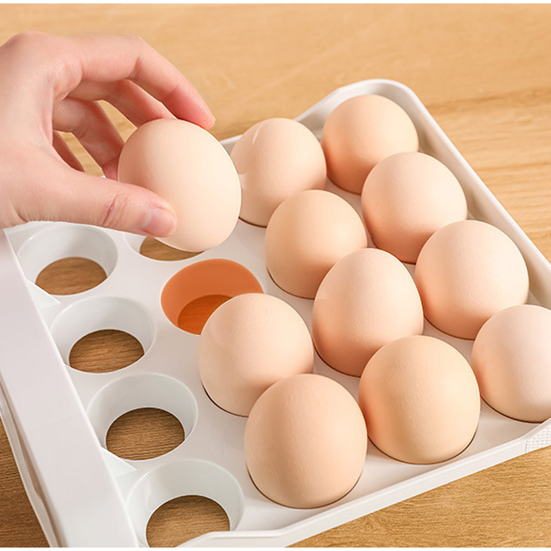 Double Layer Egg Storage Box w - Food Storage Large Plastic Containers recension och pris