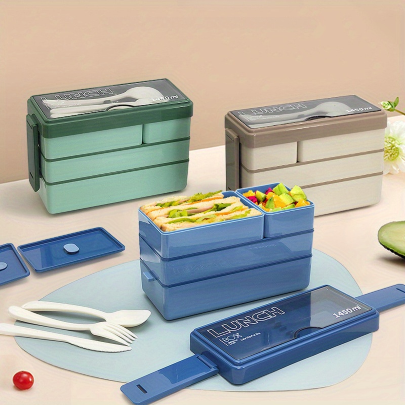 1450ML Bento Lunch Box Large C - Food Storage Large Plastic Containers recension och pris