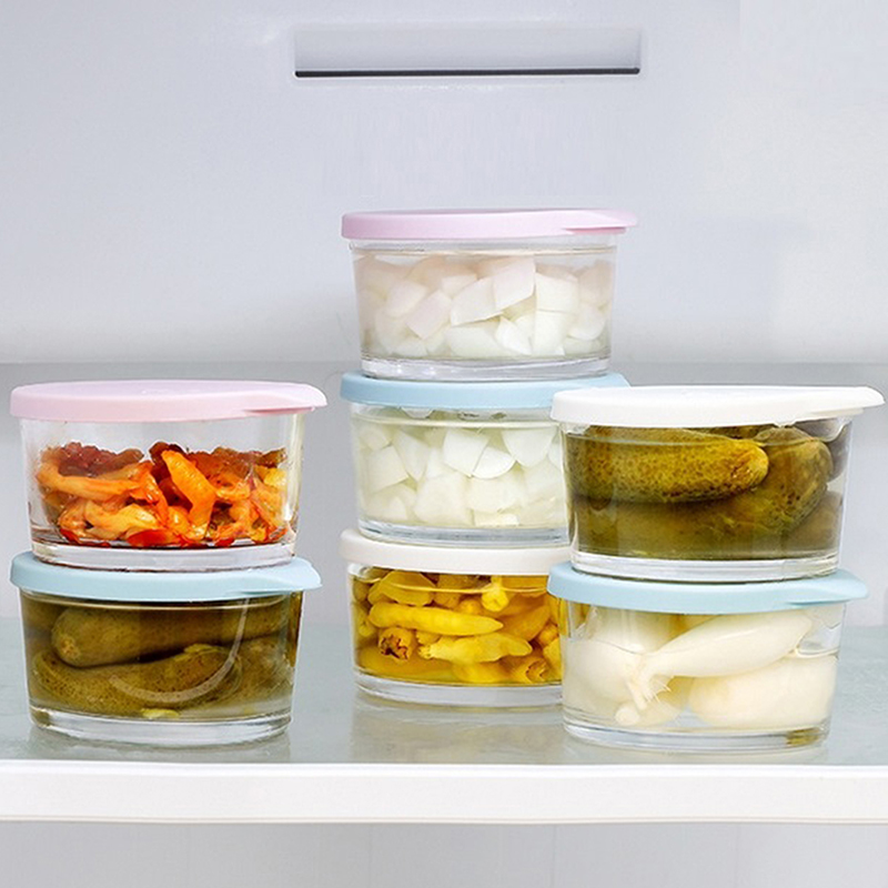 ●Microwave Safe Round Food Sto - Food Storage Glass recension och pris