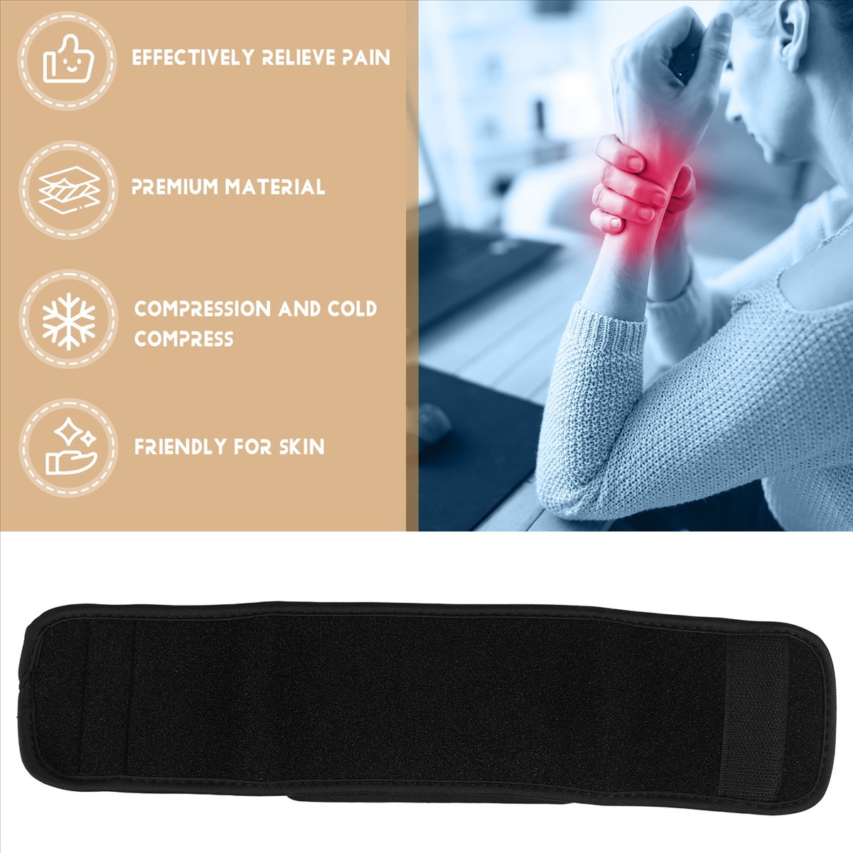 T34C Cold Therapy Wrap Cold Pa - Cold Pack Ice Gel recension och pris