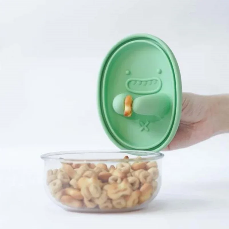 Hands-Free Snack Box, No Crumb - Food Storage Silicone recension och pris