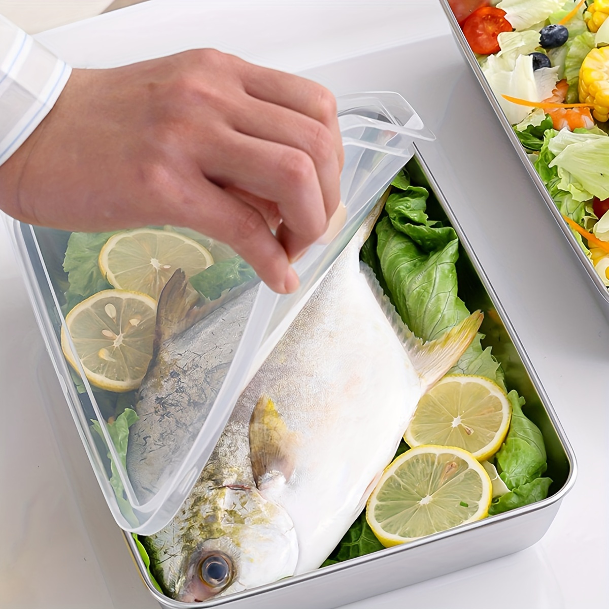 1-3PCS Stainless Steel Food St - Food Storage Pantry recension och pris