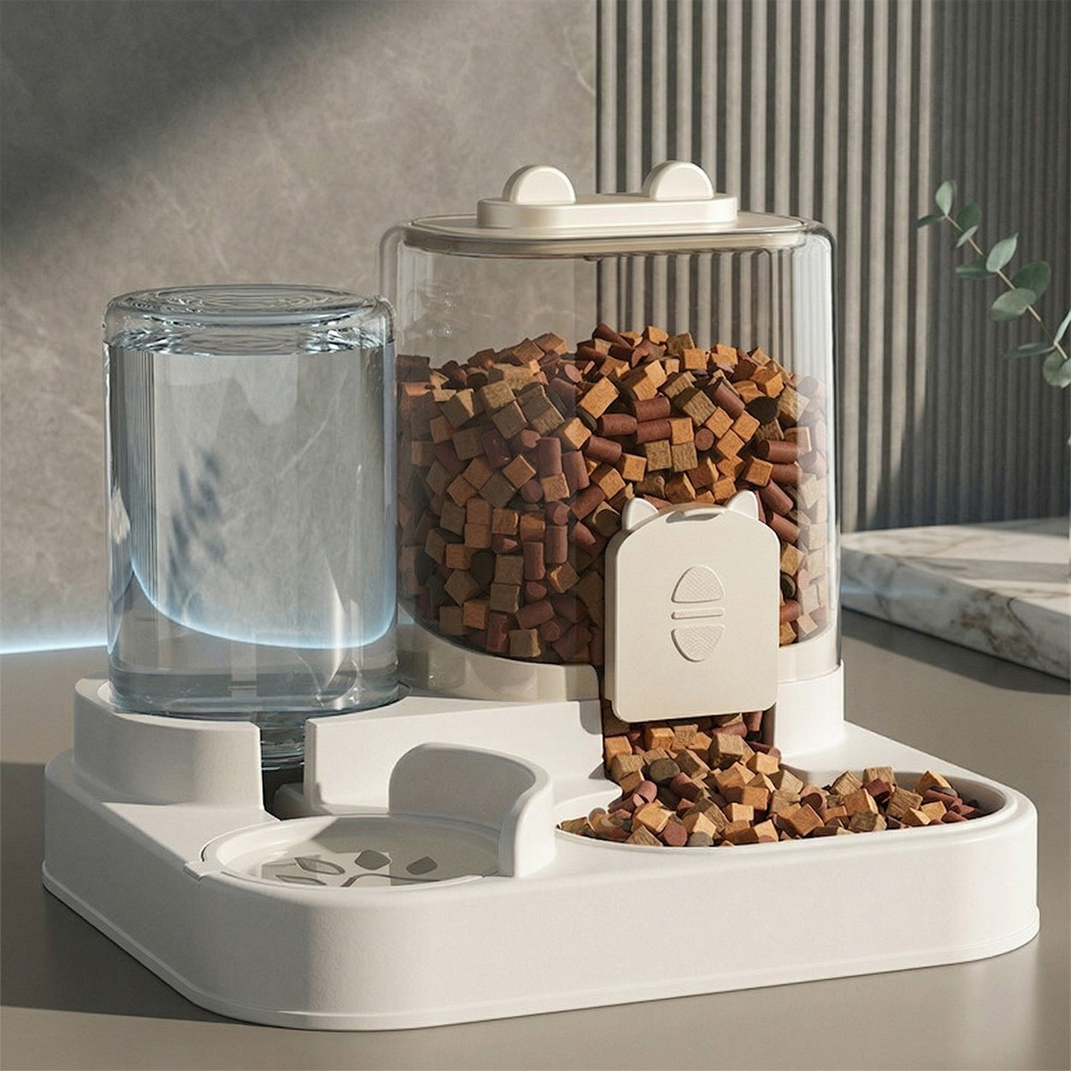 Automatic Feeder Dog Cat Food  - Food Storage Large Plastic Containers recension och pris