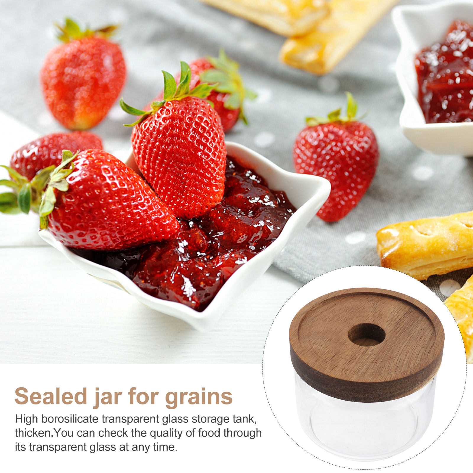 Glass Sealed Food Storage Jars - Food Storage Glass recension och pris