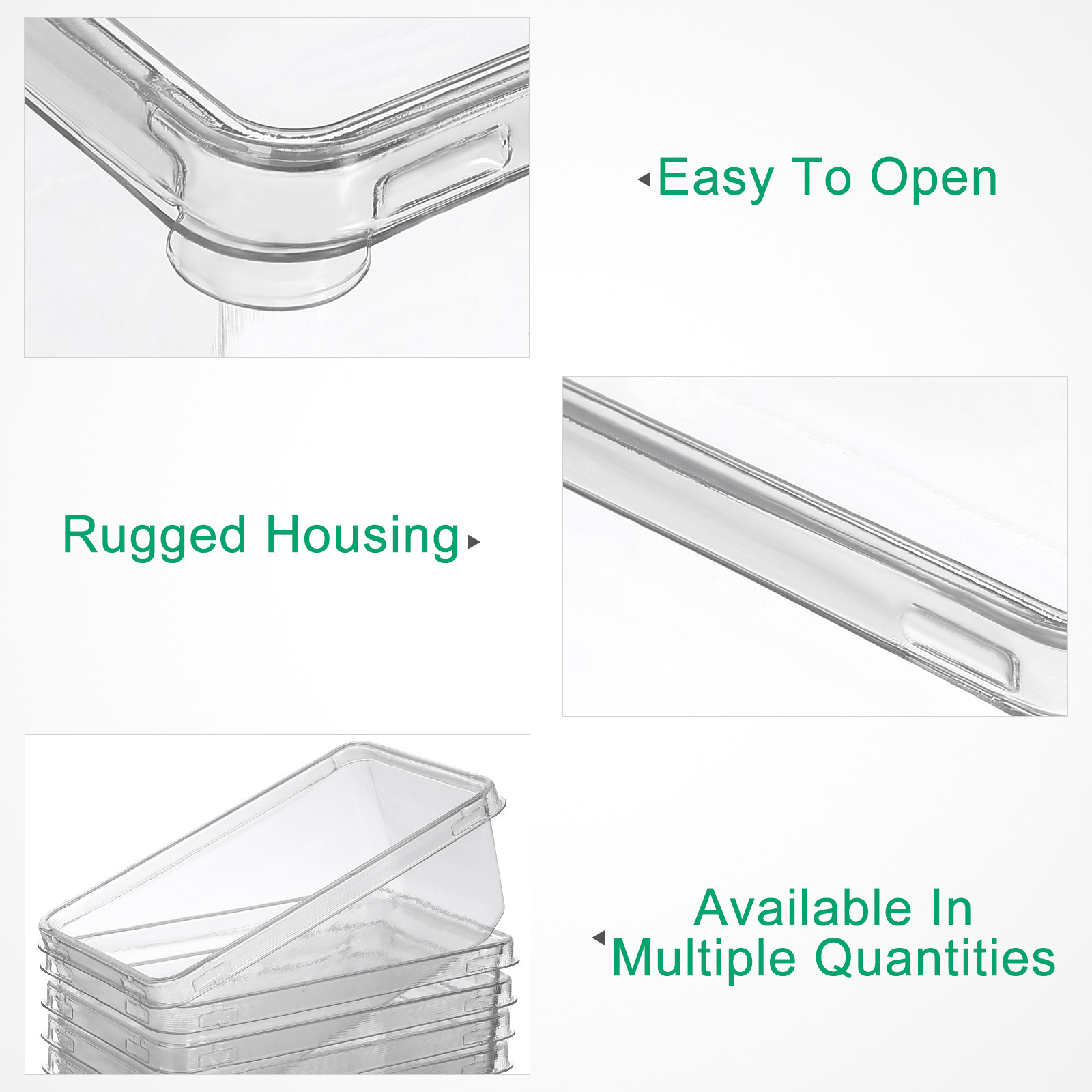 10Pcs Clear Pet Cake Carrier B - Food Storage Food Safety recension och pris