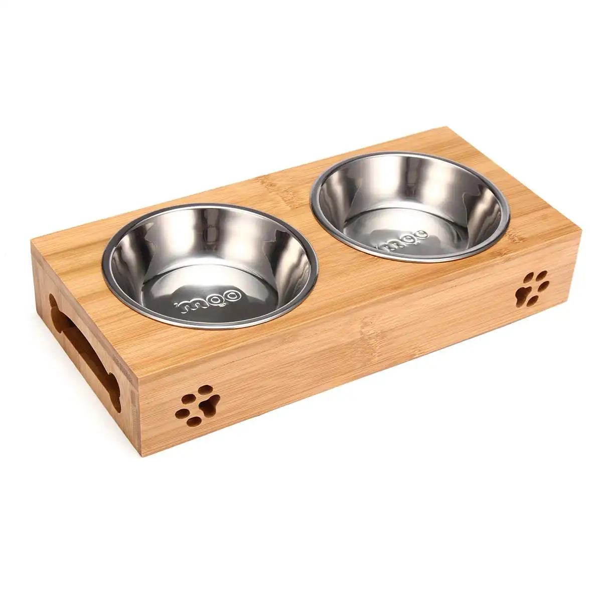 Pet Cat Bowl Bear Bamboo Plate - Food Storage Food Safety recension och pris