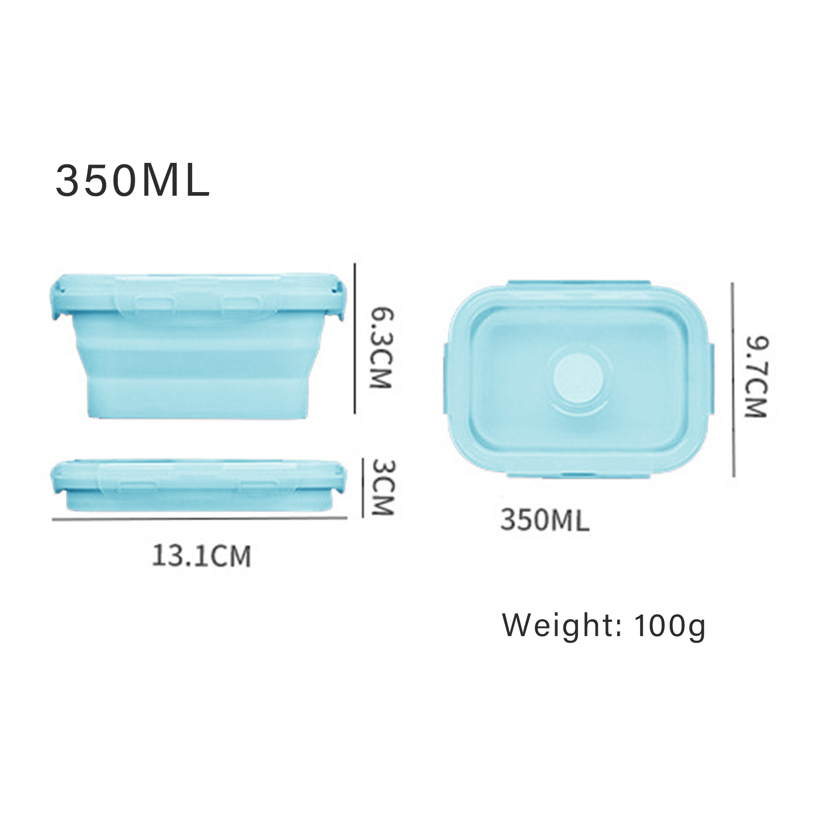Silicone Lunch Box Food Grade  - Food Storage Silicone recension och pris