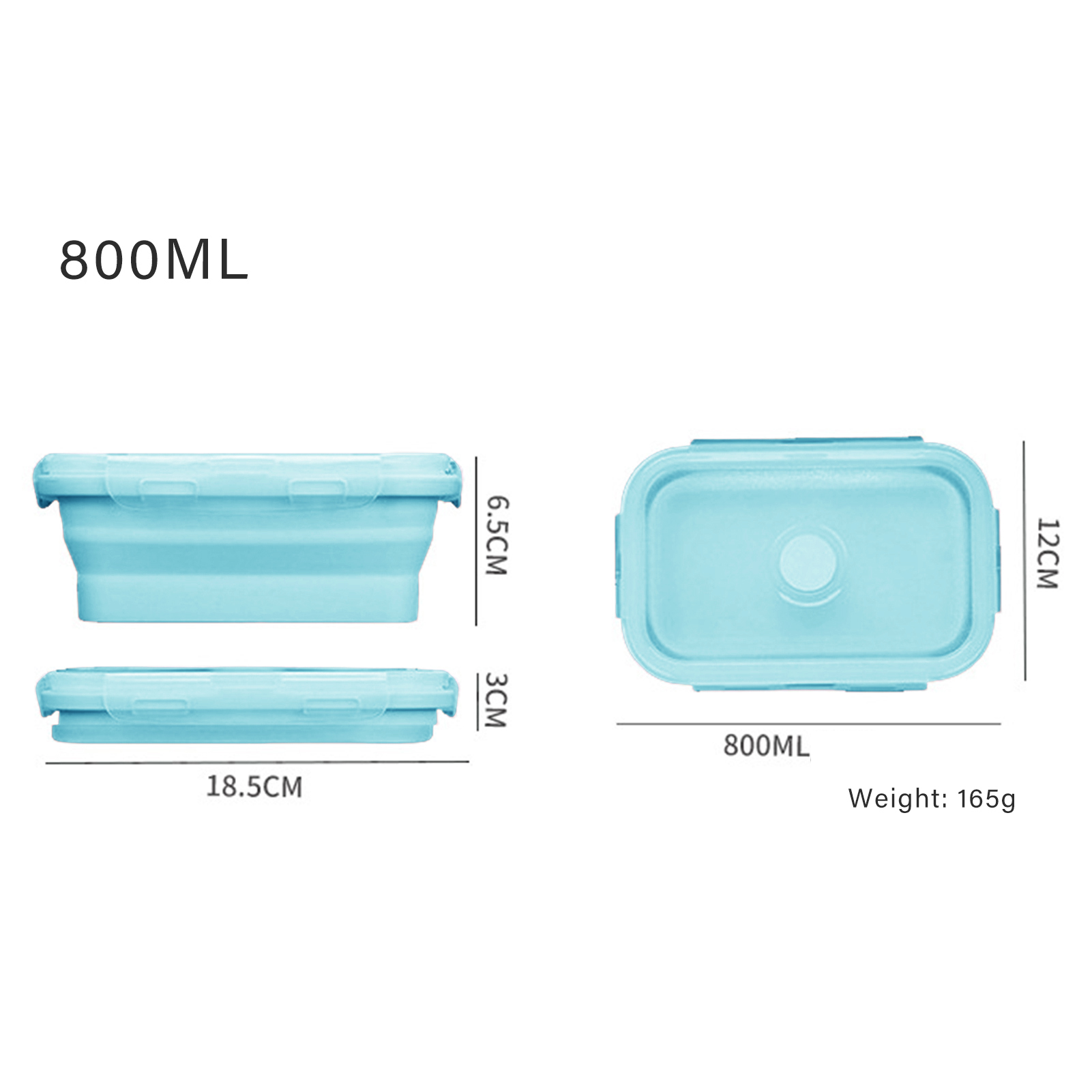 Silicone Lunch Box Food Grade  - Food Storage Silicone recension och pris