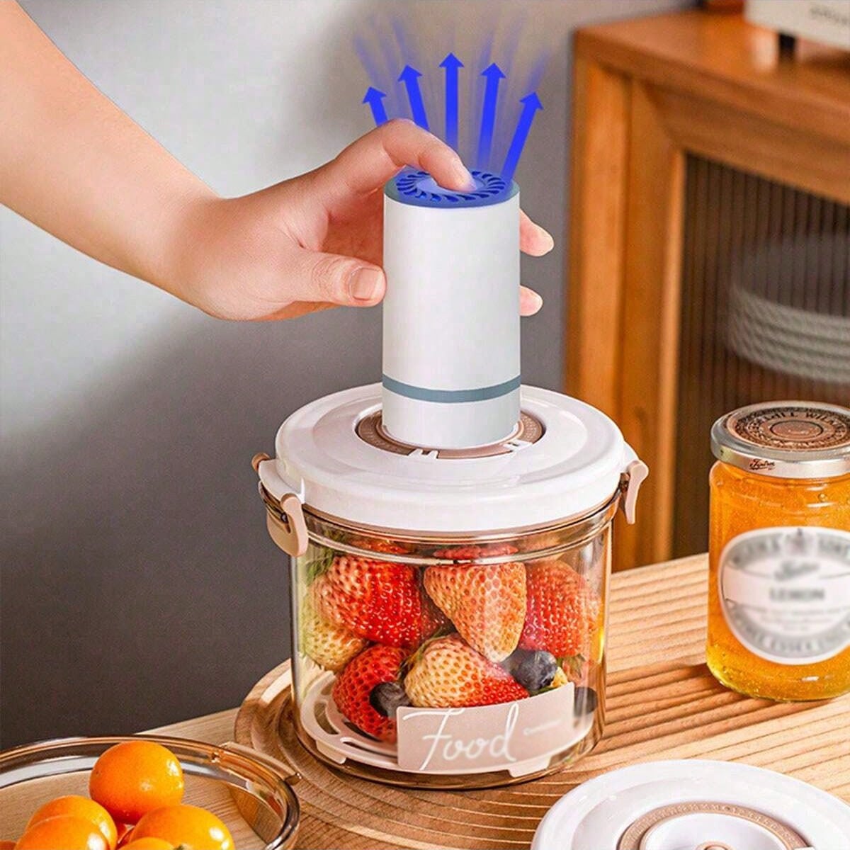 1 Kitchen Food Grade Vacuum Se - Food Storage For Refrigerator recension och pris