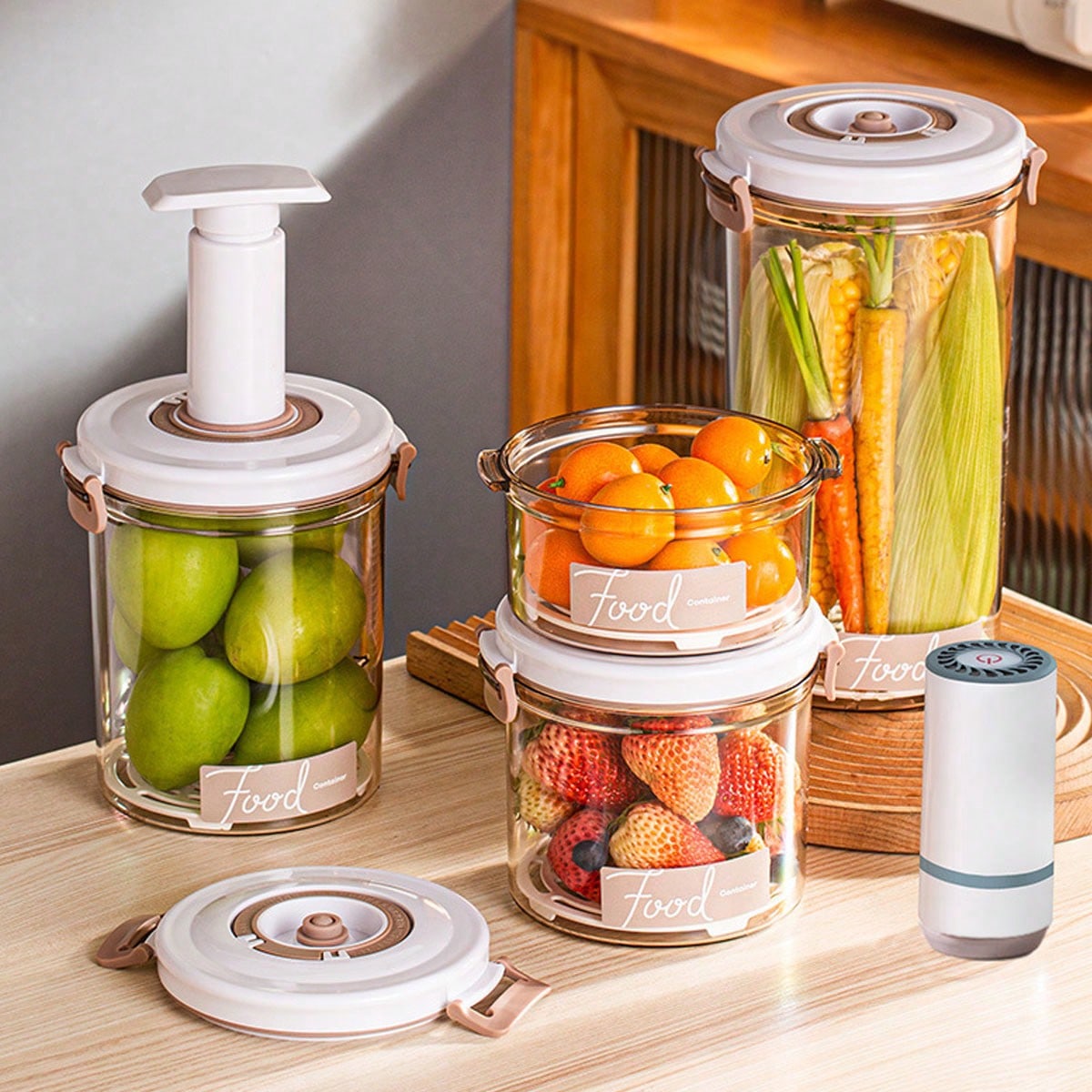 1 Kitchen Food Grade Vacuum Se - Food Storage For Refrigerator recension och pris