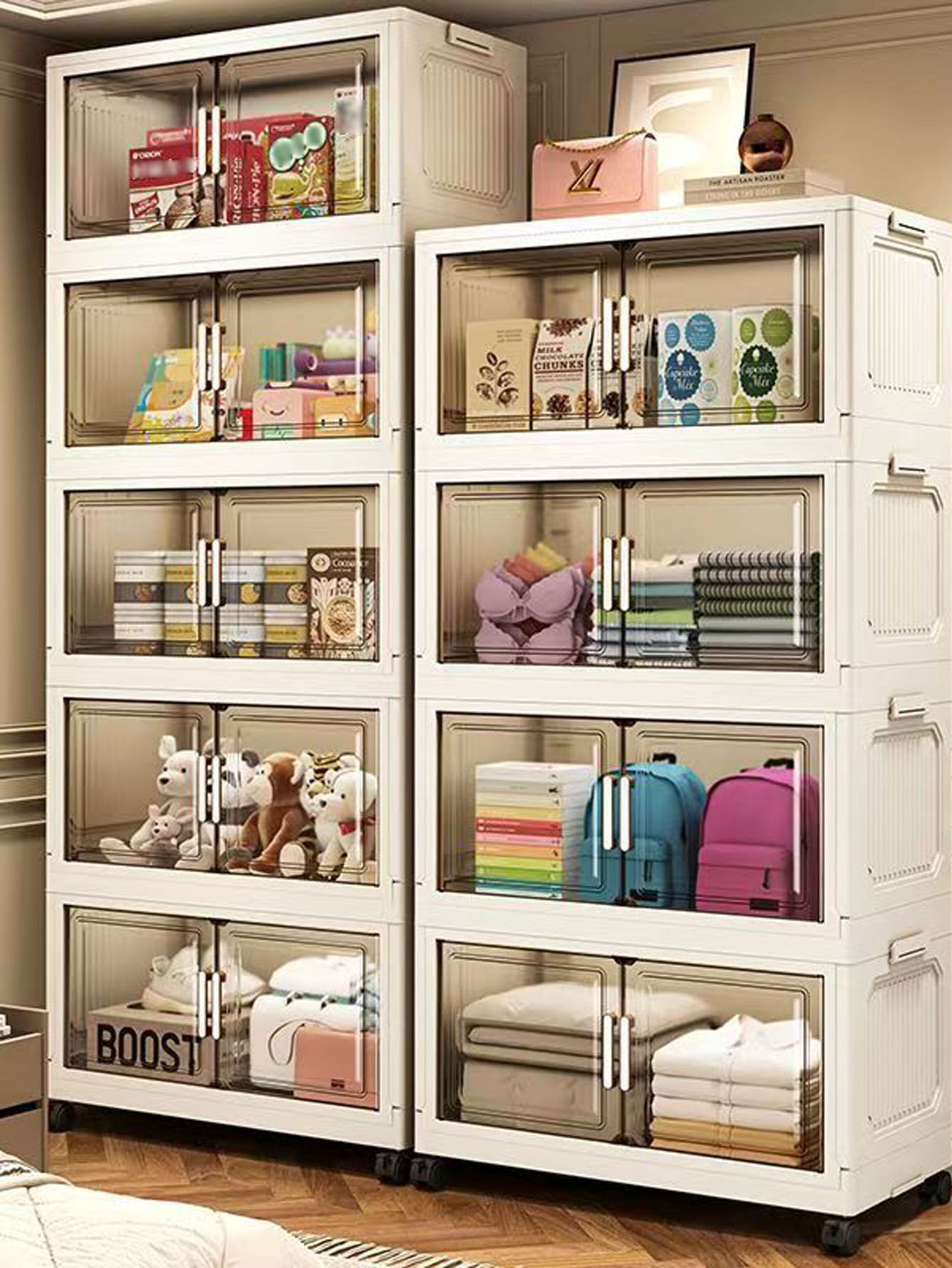 Storage Cabinet Folding Storag - Food Storage In Room recension och pris