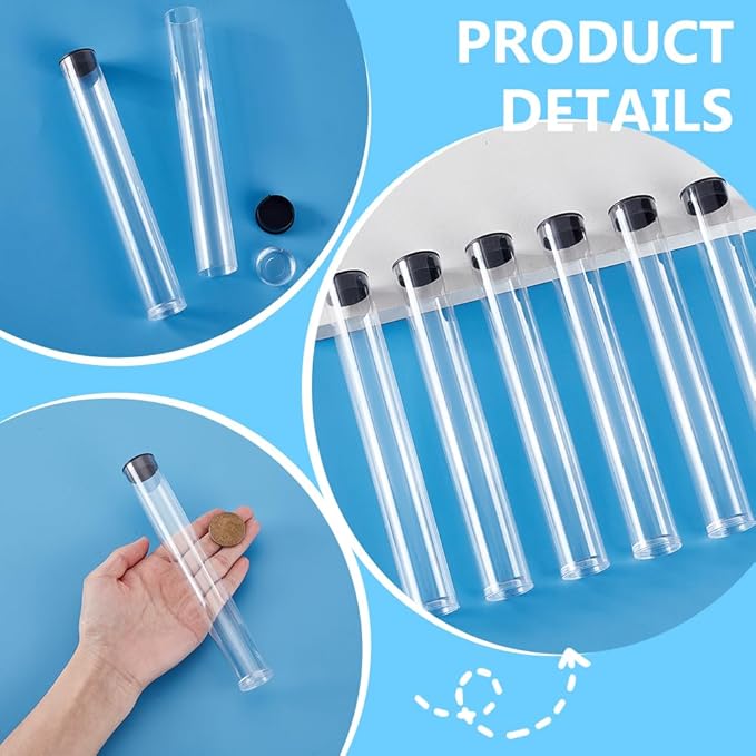 11inch Long Clear Plastic Tube - Food Storage Youtube recension och pris