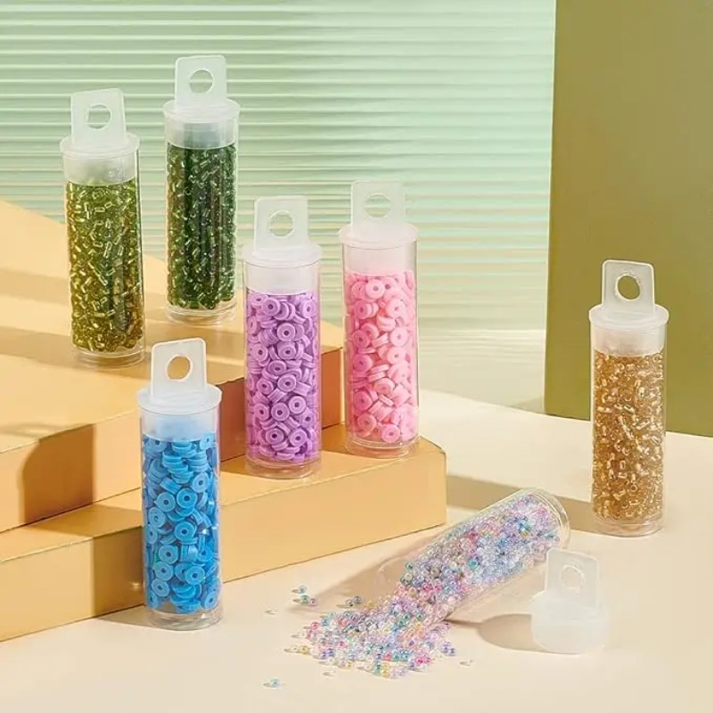 100Pcs Transparent Clear Bead  - Food Storage Youtube recension och pris