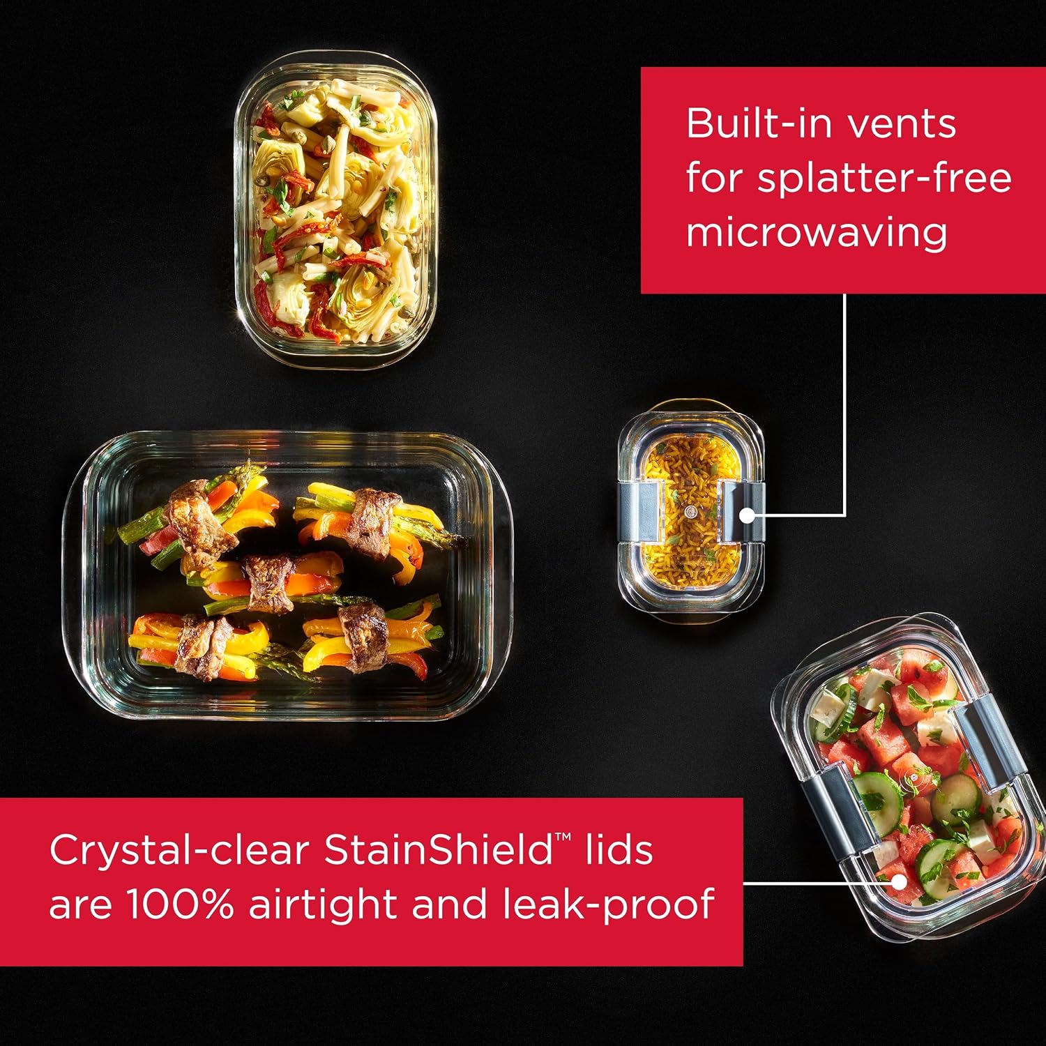 Brilliance Glass Food Storage  - Food Storage Set Glass recension och pris