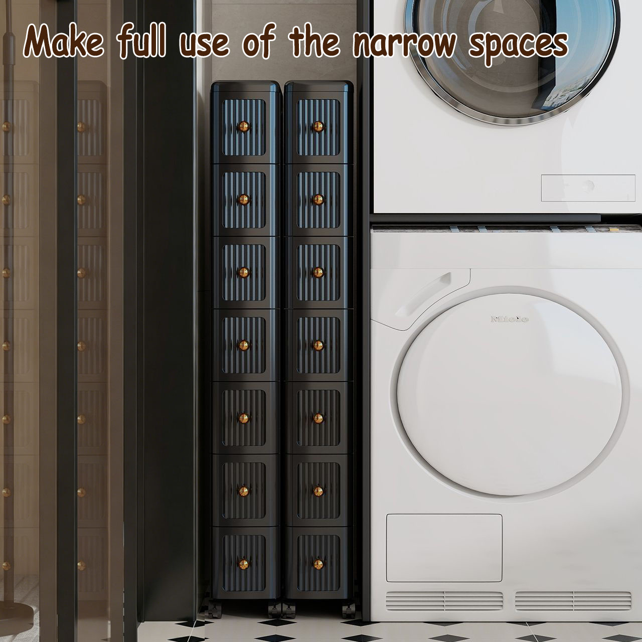 15CM Narrow Gap Drawer Storage - Food Storage For Room recension och pris