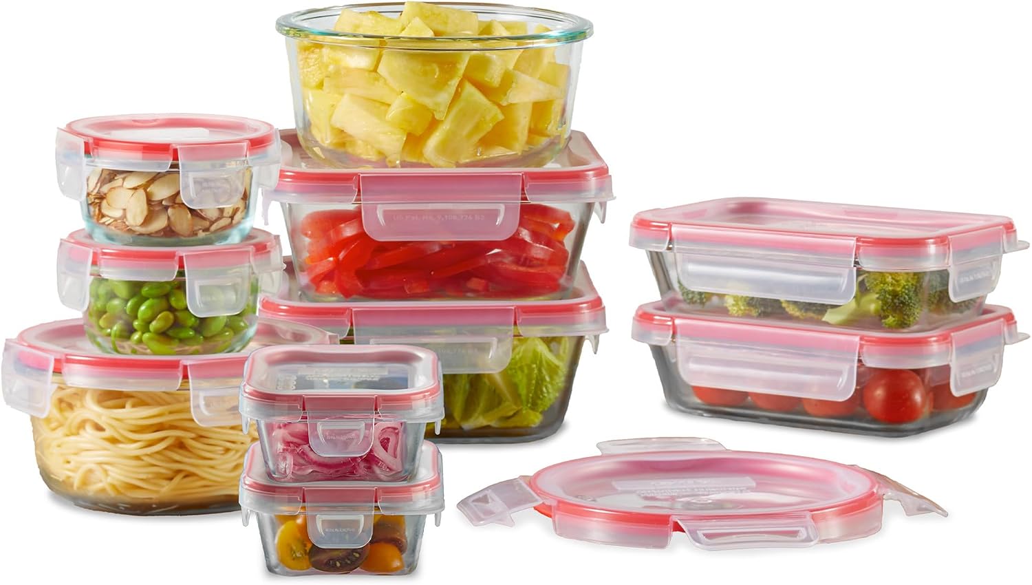 Freshlock (10-Pack) Mixed Size - Food Storage Set Glass recension och pris