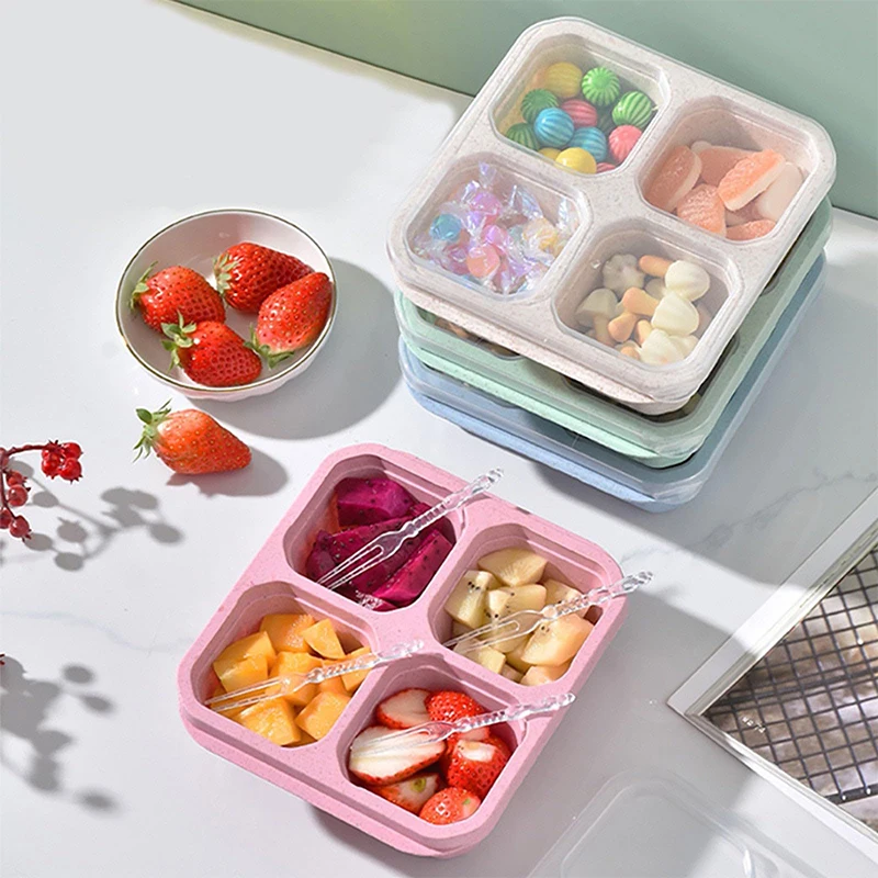 4 Grids Food Storage Box Porta - Food Storage For Refrigerator recension och pris