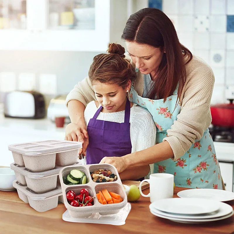 4 Grids Food Storage Box Porta - Food Storage For Refrigerator recension och pris