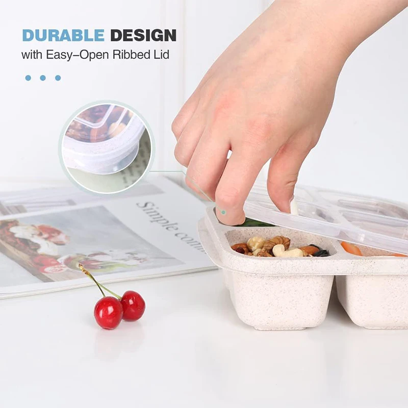 4 Grids Food Storage Box Porta - Food Storage For Refrigerator recension och pris