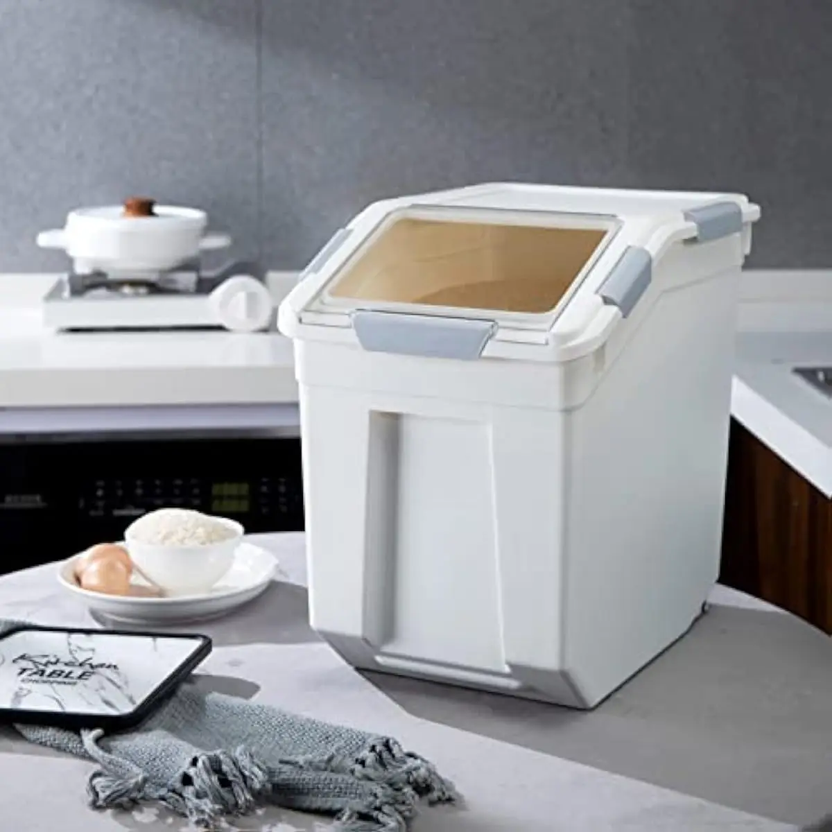 25L Airtight Food Storage Bin  - Food Storage Silicone recension och pris