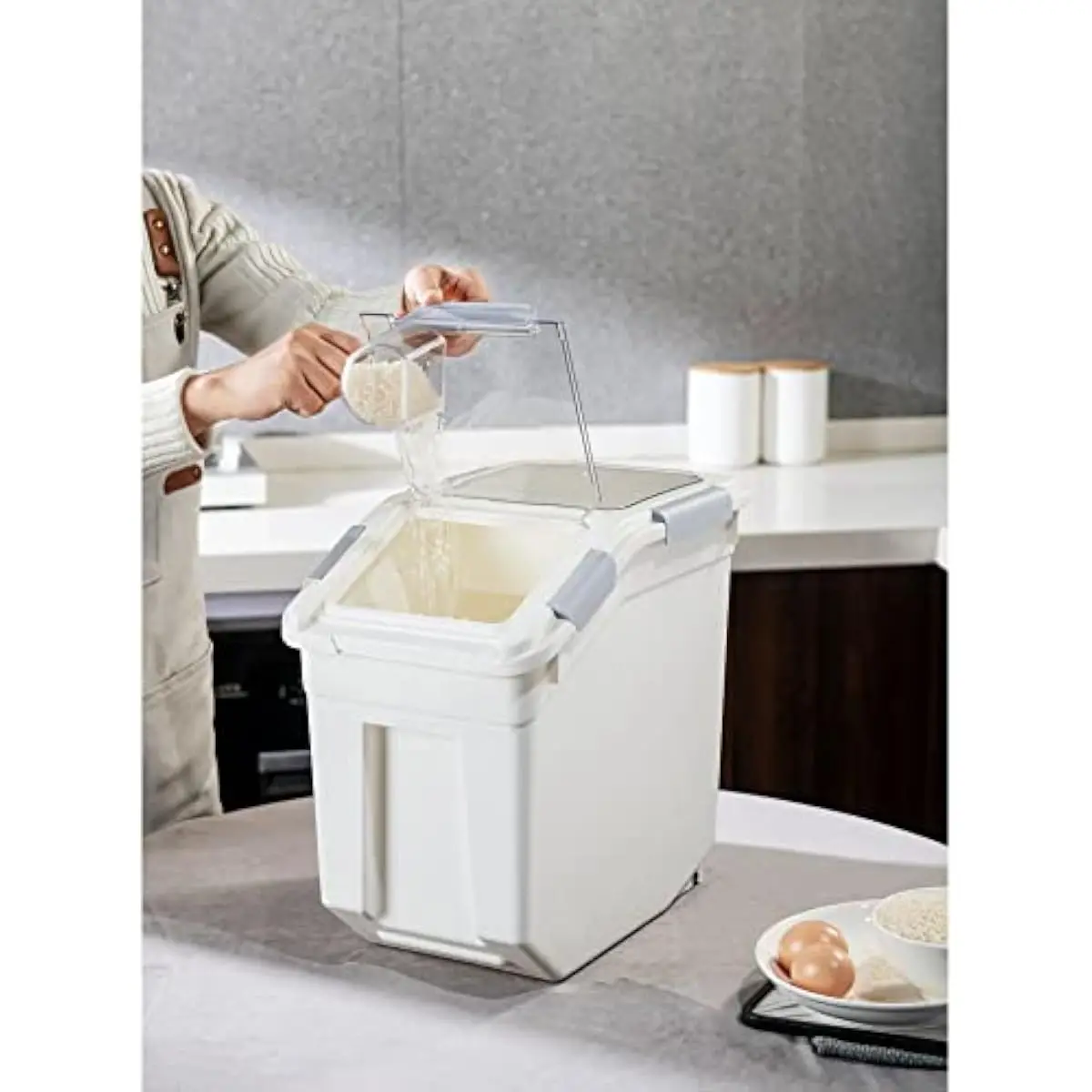25L Airtight Food Storage Bin  - Food Storage Silicone recension och pris