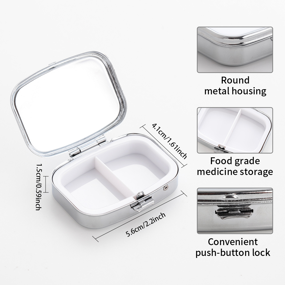 1 Cute Cat-Shaped Metal Pill B - Food Storage Food Safety recension och pris