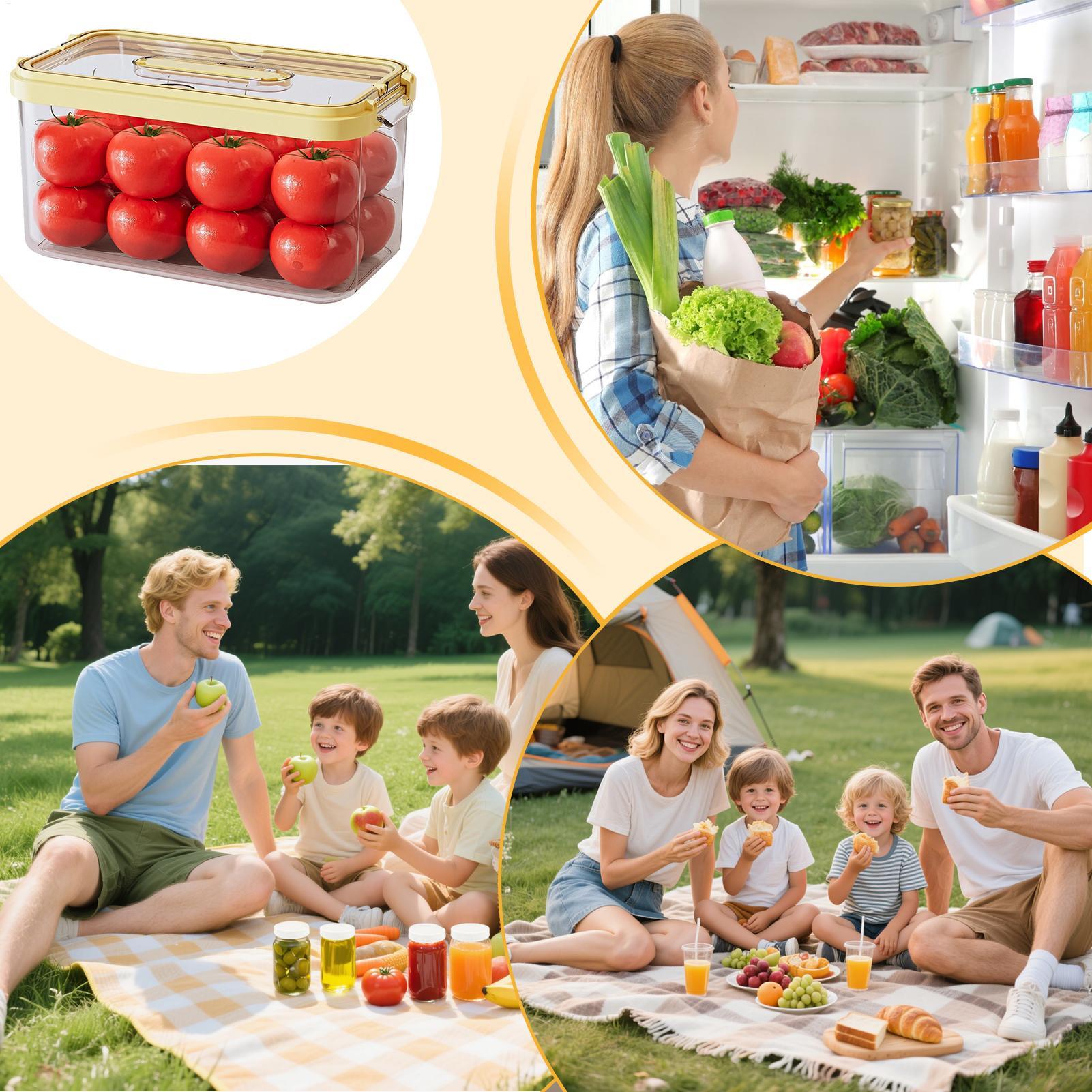 Fridge Food Storage Containers - Food Storage Large Plastic Containers recension och pris
