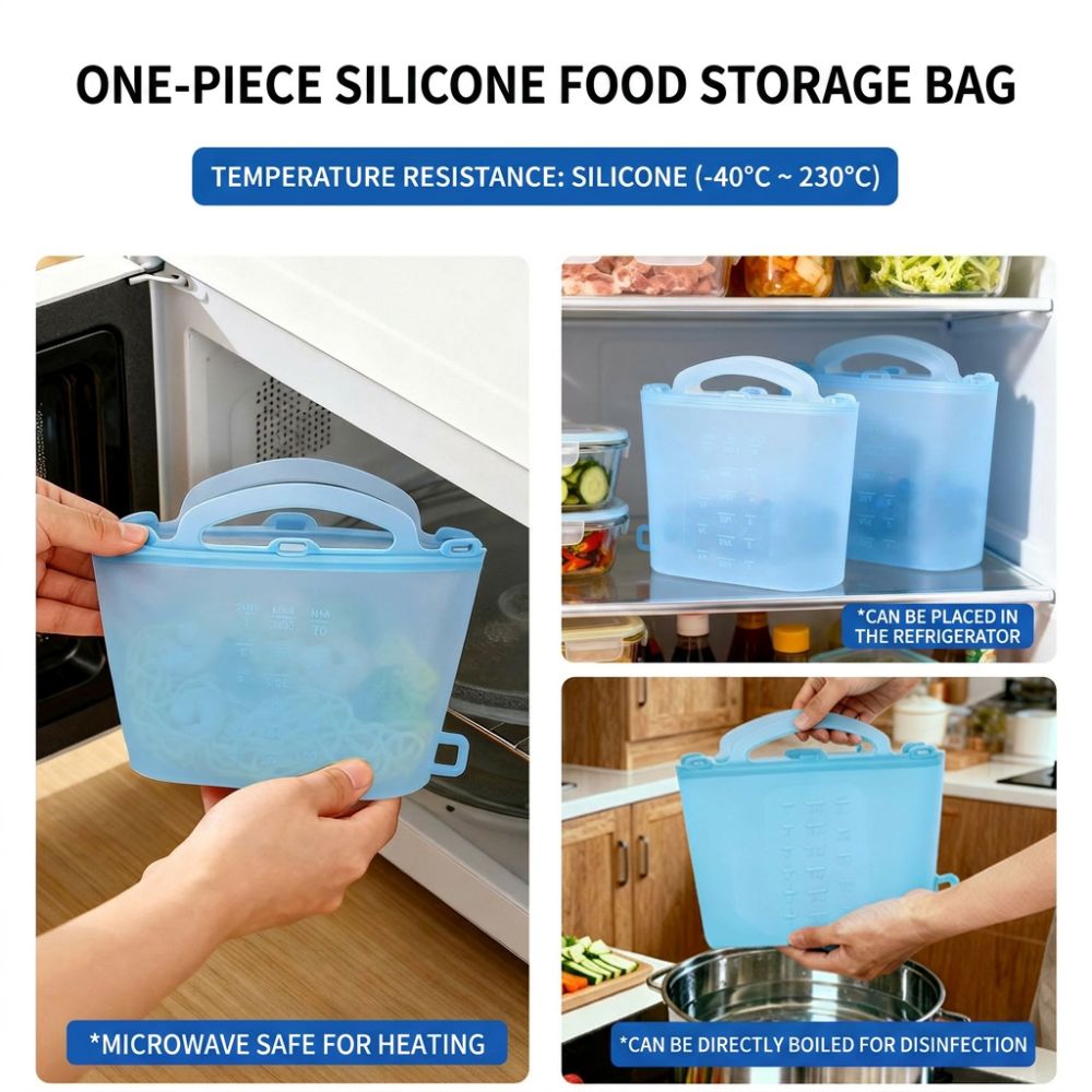 1500ml Food Storage Bags Leak- - Food Storage Ziploc recension och pris