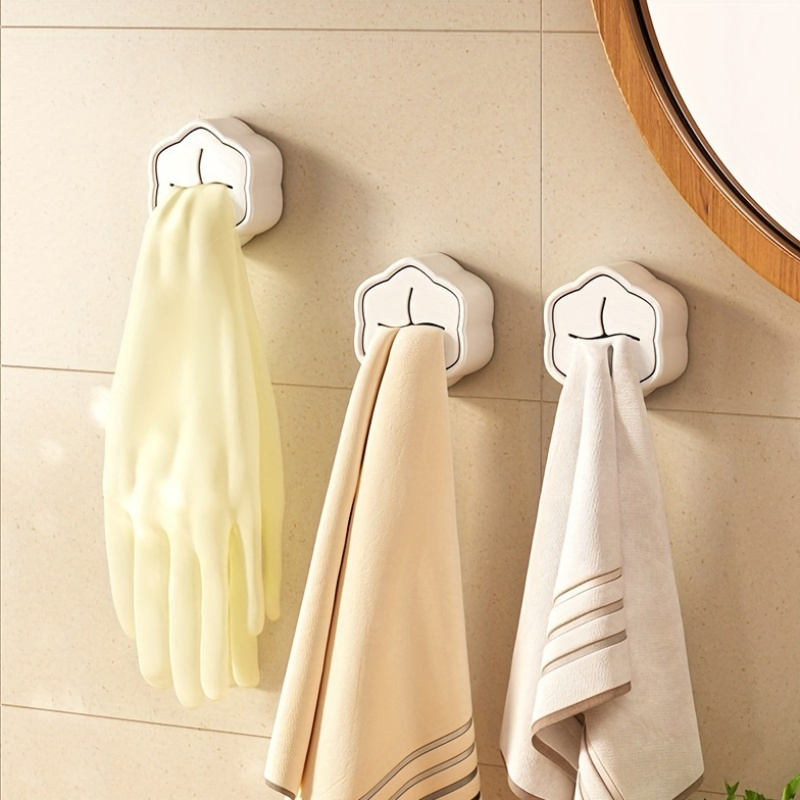 6PCS Self Adhesive Towel Holde - Food Storage For Room recension och pris