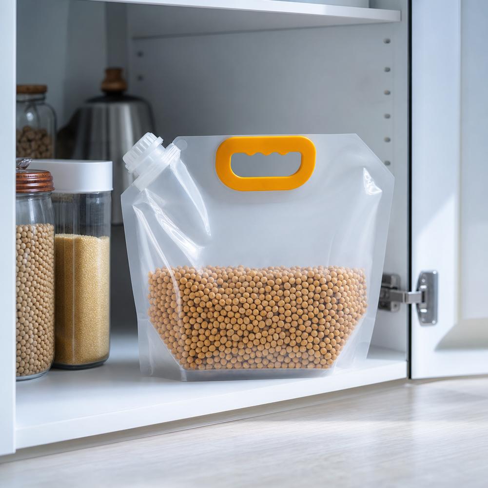 Large Grain Sealed Bag with Ha - Food Storage Large Plastic Containers recension och pris