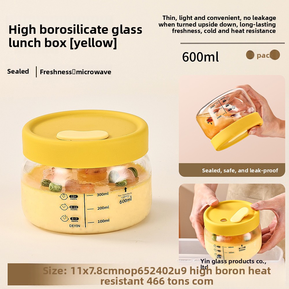 Glass Food Storage Container A - Food Storage Glass recension och pris