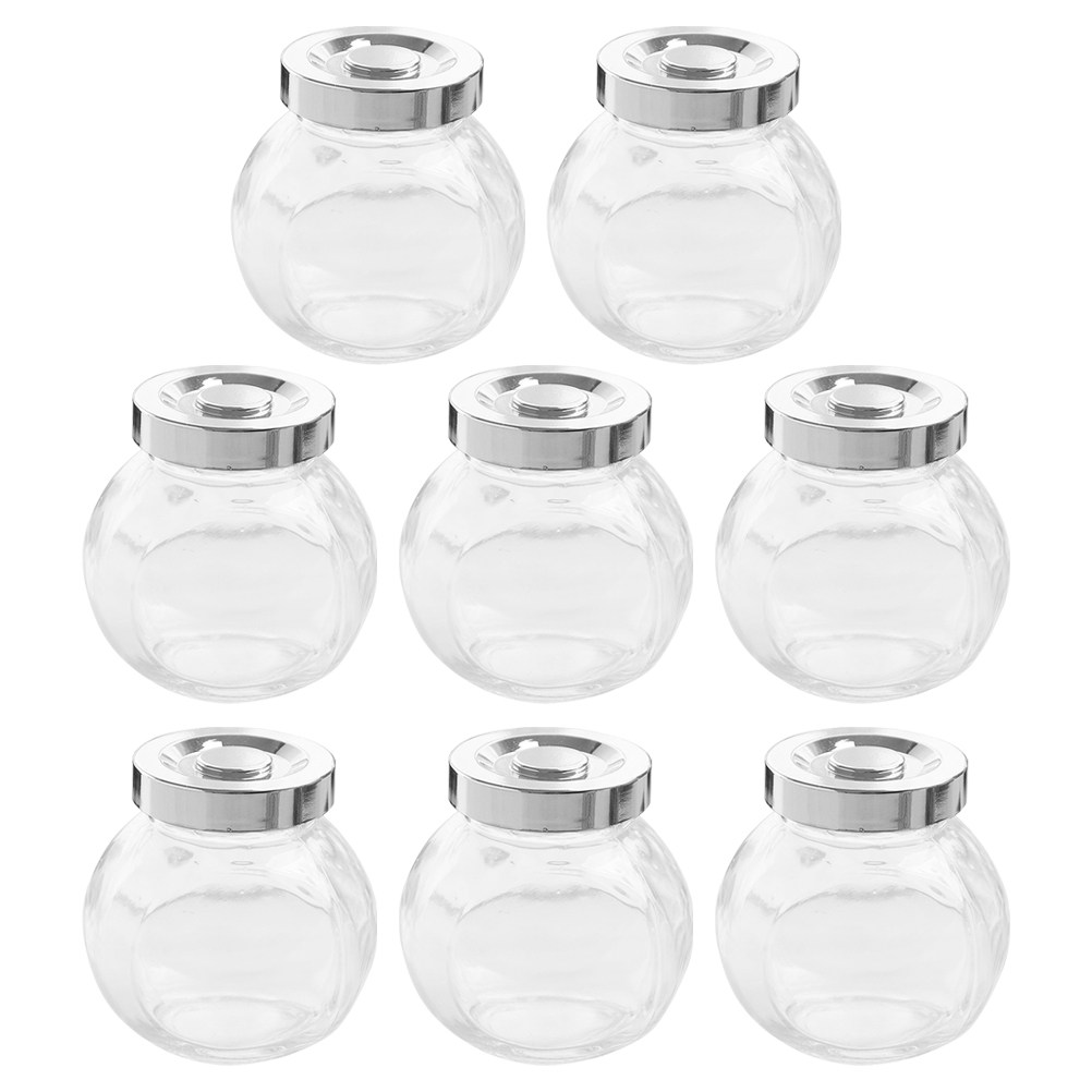 Glass Storage Jars 8 Pack Airt - Food Storage Pantry recension och pris