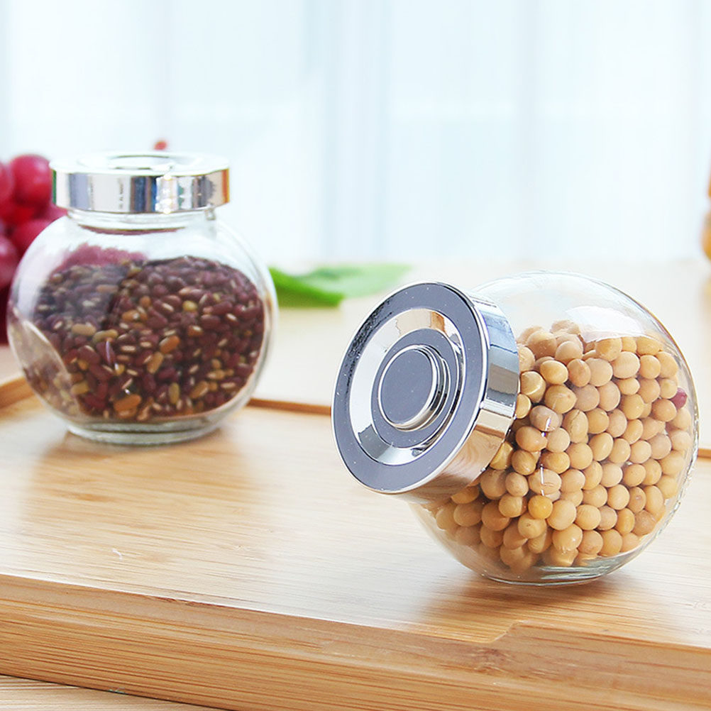 Glass Storage Jars 8 Pack Airt - Food Storage Pantry recension och pris