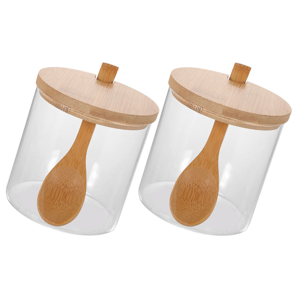 2Sets Clear Glass Seasoning Co - Food Storage Glass recension och pris