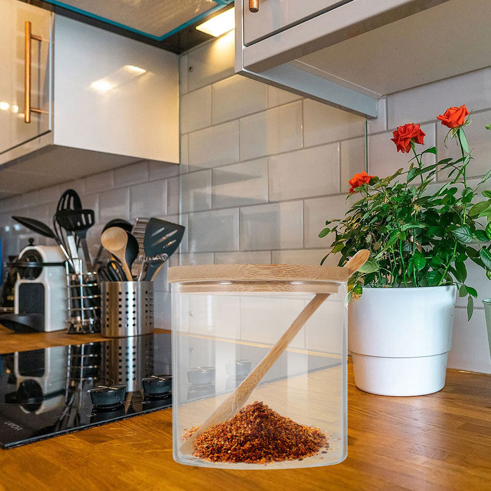2Sets Clear Glass Seasoning Co - Food Storage Glass recension och pris