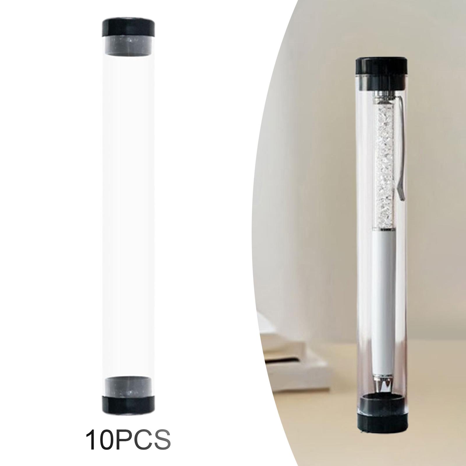 10x Clear Pen Gift Box Cylinde - Food Storage Youtube recension och pris