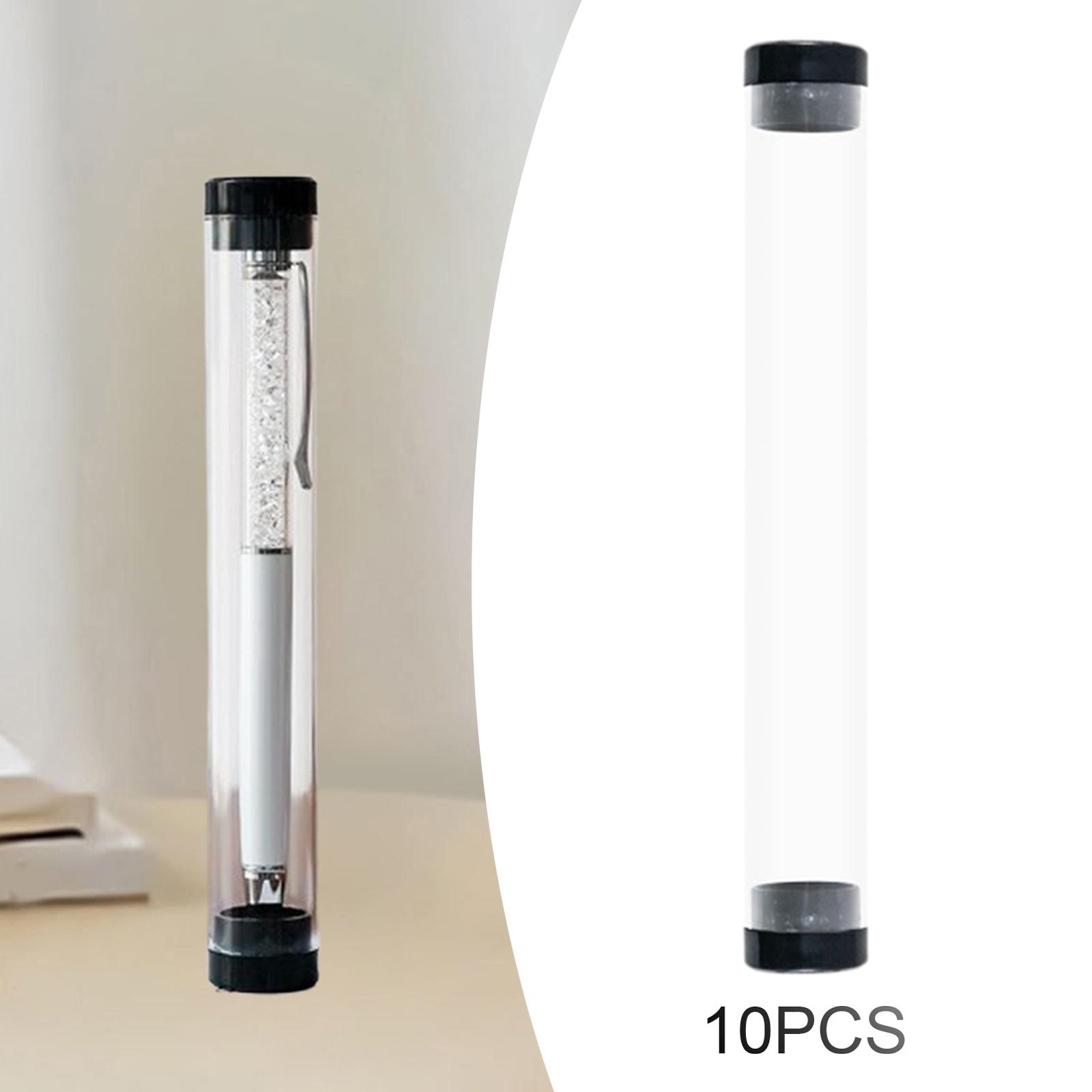 10x Clear Pen Gift Box Cylinde - Food Storage Youtube recension och pris